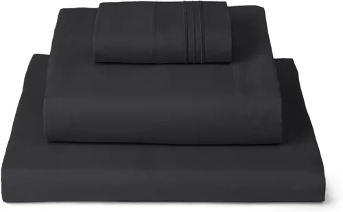 Mellanni Juego de sábanas y fundas de almohada de 3 piezas de la colección icónica de tamaño individual XL, sábanas de lujo de hotel, extrasuaves,