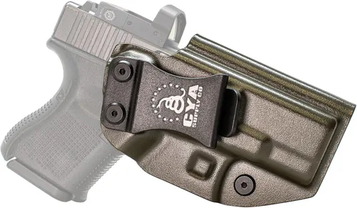 Vista 38 de CYA Supply Co. Funda para llevar armas dentro del cinturón, lista para ópticos (verde OD) IWB, para llevar armas ocultas, dentro de la cintura