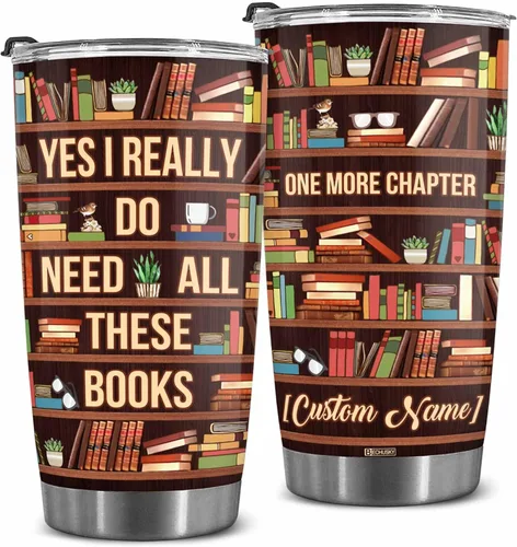 Vista 9 de BECHUSKY Tarjeta de fecha de vencimiento de biblioteca personalizada para biblioteca, tarjeta de fecha de vencimiento, vaso de viaje, regalo