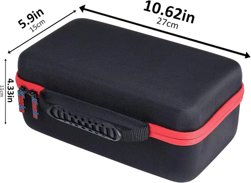 Vista 4 de khanka Estuche de transporte duro de repuesto para HyperX QuadCast - Micrófono de condensador USB para juegos, solo funda