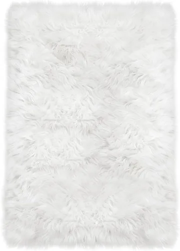 Vista 46 de Latepis - Alfombra rectangular de piel sintética tipo lana de oveja suave y esponjosa de estilo bohemio para sala de estar, dormitorio y residencias