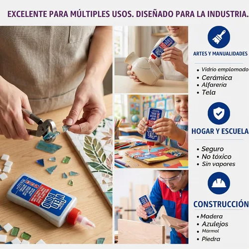 Vista 7 de Adhesivo universal Weldbond 8, 50160, 5.4 onzas líquidas , 8-50160, 4.0watts