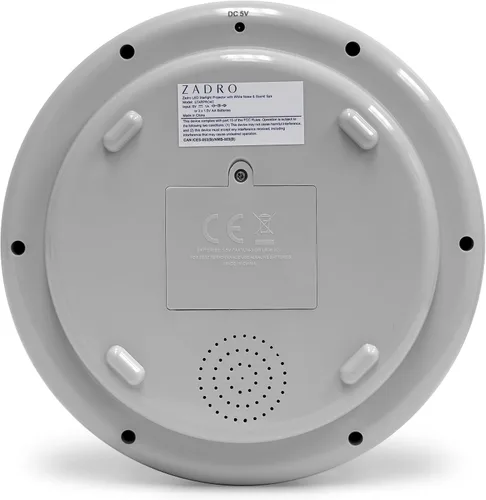 Vista 4 de Zadro Luz nocturna LED de estrella para habitación de niños, proyector de estrellas con globo de noches estrelladas multicolor y variedad de sonidos