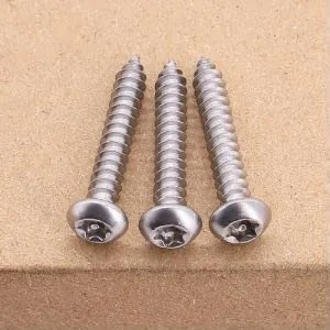 Vista 3 de Tornillos de chapa de accionamiento Torx de cabeza de botón M3 x 0.984 in (100 unidades), un bit incluido, acero inoxidable 304 18/8, tornillos