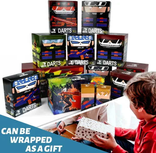 Vista 7 de EKIND 200 balas de espuma suave con punta de 2.8 pulgadas para pistolas Nerf N Strike, Azul