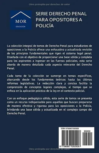 Vista 2 de TEMA I - DERECHO PENAL PARA OPOSITORES A POLICÍA (Spanish Edition)