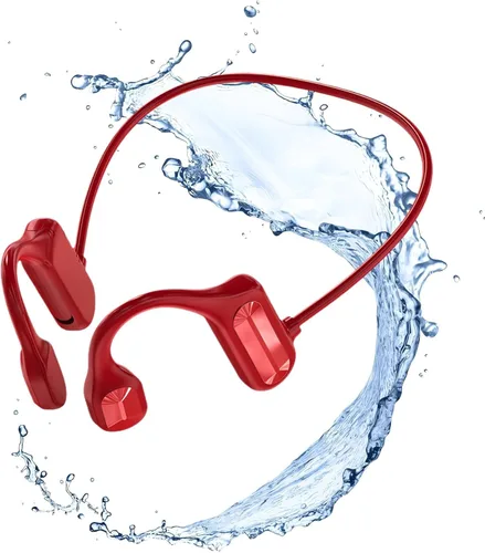 Vista 9 de Auriculares de conducción ósea – 2023 nuevos teléfonos impermeables de conducción ósea con micrófono, auriculares de oreja abierta 5.3, auriculares