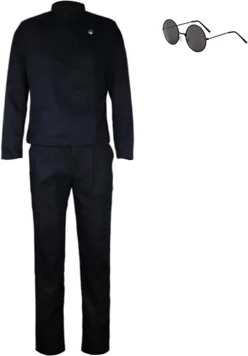 Teilwenl Disfraz de Gojo Satoru de High School para hombre, disfraz de cosplay de Jujutsu Kaisen