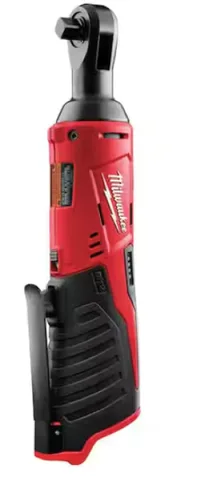 Milwaukee 2457-20 M12 trinquete inalámbrico de 3/8" subcompacto de 35 pies-libras 250 RPM con gatillo de velocidad variable