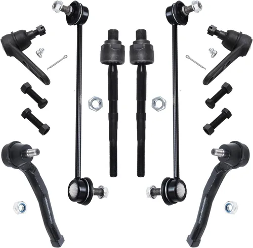 Detroit Axle - Kit de suspensión delantera de 8 piezas para Chevy Aveo Aveo5 Pontiac G3 Wave Wave5 Suzuki Swift+2 rótulas inferiores 4 extremos de