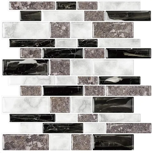 Vista 22 de STICKGOO Azulejos Adhesivos de Diseño Más Grueso para Despegar y Pegar, 12"×12" Protector contra Salpicaduras para Cocina, Azulejos Autoadhesivos
