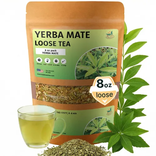 Vista 23 de TeaDreamTea Muestra de té de hierbas sueltas 8 paquetes de té de hierbas Té de hierba de limón Hoja suelta Té de caléndula flores secas Té