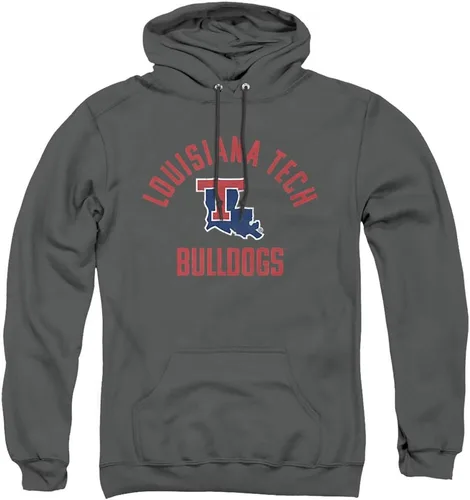 Vista 121 de LOGOVISION Colección oficial de sudaderas con capucha para adultos con logotipo desgastado grande universitario