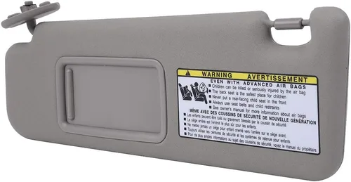 Vista 25 de ECCPP 74310-0T022-A1 Visera solar del lado derecho del pasajero con espejo para Toyota Venza 2009, 2010, 2011, 2012, 2013, 2014, 2015, 2016