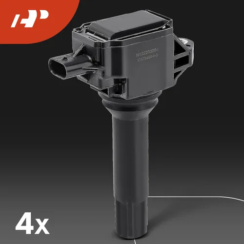 Vista 6 de A-Premium Juego de 4 conjuntos de bobinas de encendido y bujías de iridio compatibles con Subaru Outback 2013-2014, Forester 2014-2016, Impreza