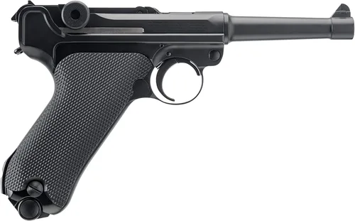 Vista 4 de Umarex Legends, P.08 BB Gun, All Metal, .177 Caliber, Air Pistol, Blowback Action