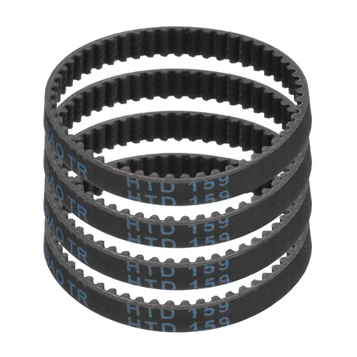 Vista 44 de uxcell 4 piezas HTD-3M Correa de Distribución de Goma 48 Dientes, Longitud de Paso 144mm x Ancho 6mm x Altura 2.4mm, Correa de Polea de Distribución