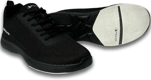Pyramid Path Lite - Zapatos de bolos de malla sin costuras para hombre, diseño ligero sin costuras, ajuste atlético, parte superior de punto Negro