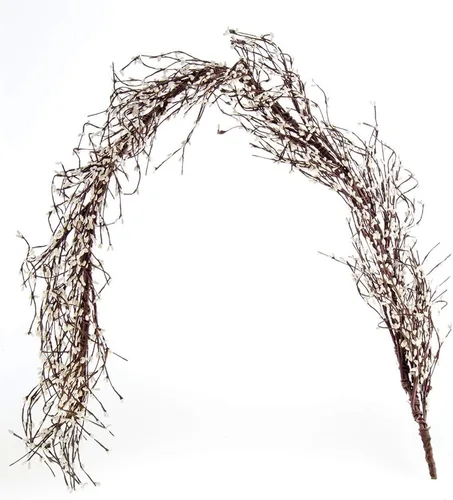 Vista 3 de CWI - Guirnalda de color burdeos, 4 pies, guirnalda artificial para manto, arco, mesa y entrada