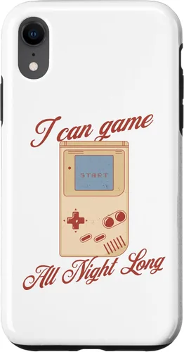 Vista 25 de I Can Game All Night Long Retro Handheld Gamer Case for iPhone 16