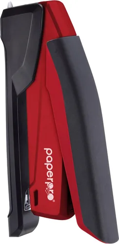 Vista 8 de Bostitch Office Executive - Engrapadora 3 en 1, incluye 210 grapas y removedor de grapas integrado, grapado con un dedo, sin esfuerzo, capacidad