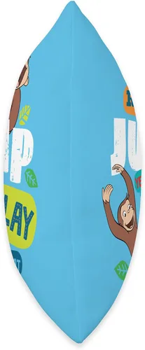 Vista 2 de Curious George Almohada Run Jump Play Repeat