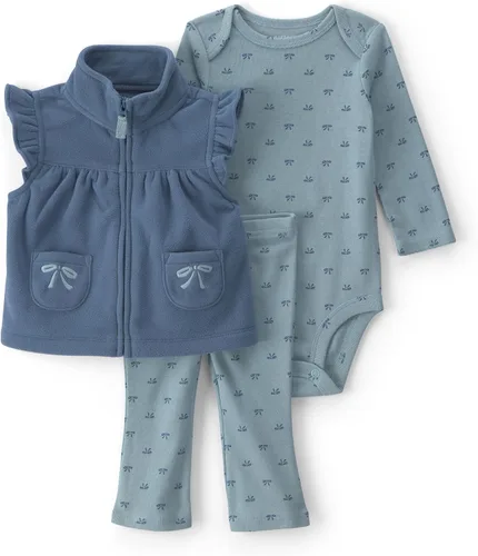 Vista 9 de Carter's Conjunto de pantalón de 3 piezas para bebé niña Floral verde