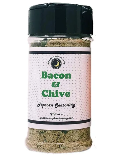 Vista 3 de Condimento para palomitas de maíz Paquete variado de 2 Condimento para palomitas de maíz para pizza Condimento de tocino y cebollino