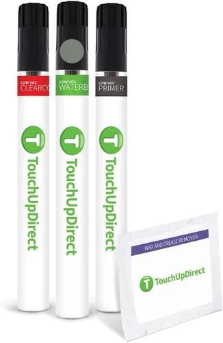 Vista 185 de TouchUpDirect 1J7 Atomic Silver Metallic Compatible con Lexus Exact Match - Aerosol de pintura de retoque - Kit esencial