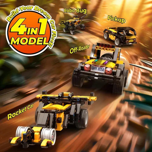 Vista 4 de Apitor Robot de codificación STEM 6 en 1 Kit de construcción para niños 8