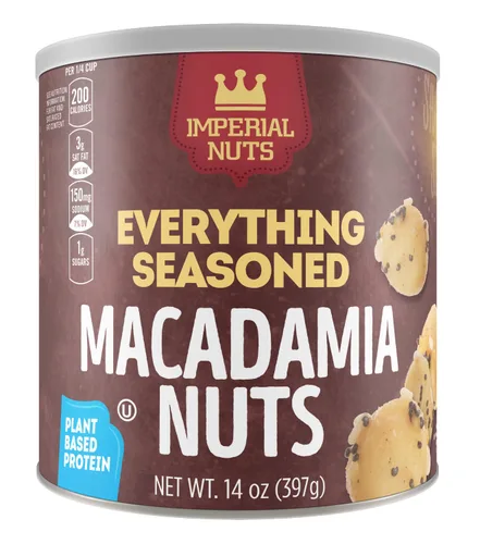 Vista 10 de Imperial Nuts - Nueces de macadamia Alimentos sin gluten, veganos y aptos para dieta cetogénica Proteína a base de plantas, delicioso sabor