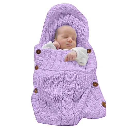 Vista 9 de Manta, envoltura para bebé recién nacido, saco de dormir para bebé (0-10 meses), por XMWealthy, Beige
