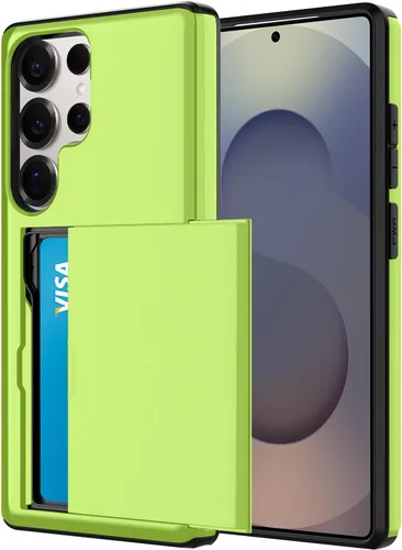 Vista 97 de Funda tipo cartera para Samsung Galaxy S22 con ranura para 2 tarjetas de crédito Funda a prueba de golpes Hybrid Heavy Duty Protection Armor Funda