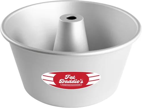 Fat Daddio's PAF-8375 Molde de aluminio anodizado para pastel de alimentos, 8 pulgadas