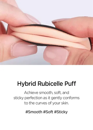 Vista 6 de [JUNGSAEMMOOL OFICIAL] Juego de Esponjas para Base de Maquillaje (10p) Negro