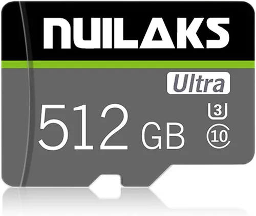 Vista 2 de Tarjeta Micro SD de 512 GB de alta velocidad para Nintendo Switch, tarjeta de memoria impermeable para teléfono inteligente Android, cámara digital