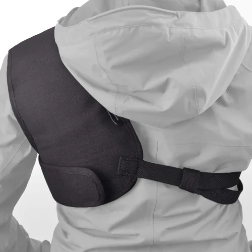 Vista 4 de WAYNE'S DOG Escudos de retroceso de lona de cuero con construcción duradera, ajuste sólido y acolchado para rango, tiro, caza