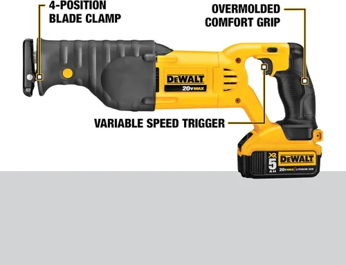Vista 3 de DEWALT DCS380P1 Kit de sierra circular con batería de iones de litio 20V MAX