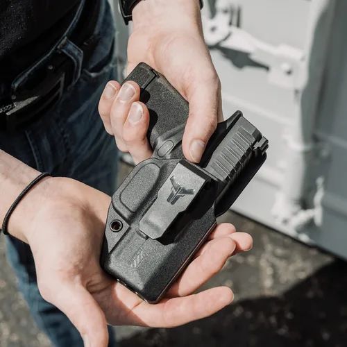 Vista 8 de Funda Taurus G3C IWB – Fabricado en Estados Unidos – Compatible con Taurus G3C – Cintura interior oculta de transporte (mano derecha) – Funda Klipt