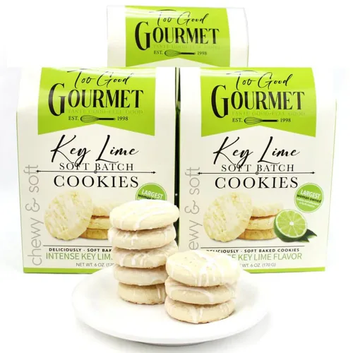 Vista 13 de Too Good Gourmet, galletas de masa para pastel de cumpleaños, paquete de 3, galletas suaves y masticables en lotes pequeños rociadas con glaseado