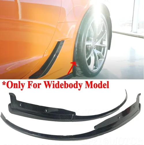 Vista 2 de Moldura de rueda trasera para Chevrolet Corvette C7 Grand Sport/Z06/ZR1 2014-2019 XL estilo extendido trasero guardabarros lateral extensión