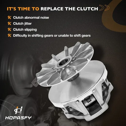 Vista 5 de Embrague de transmisión principal con resorte y contrapesos Compatible con 2014-2019 Polaris Ranger 570 2012-2019 Polaris RZR 570 NON-EBS