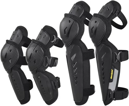 Rodilleras y espinilleras, equipo de protección de motocicleta para adultos, para evitar colisiones duras, motocross, carreras, rodilleras,