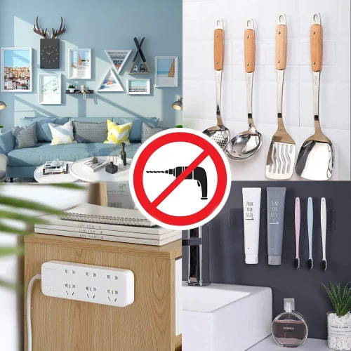 Vista 6 de Cinta de doble cara resistente, cinta de montaje en pared extraíble multiusos de 20 pies, cinta nano adhesiva reutilizable fuerte para manualidades