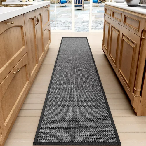 Vista 11 de SUMLANS Tapete de Cocina 1 PCS, Alfombras Acolchadas Antideslizantes para Piso de Cocina, Tapete Corredor Absorbente de Comodidad para Estar de Pie