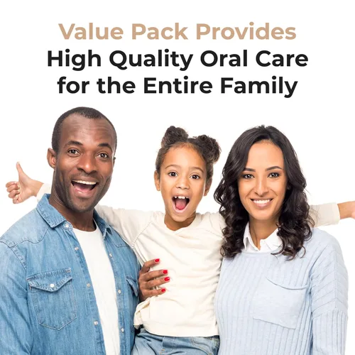 Vista 3 de Reach Clean World Cepillo de dientes a base de plantas, cerdas suaves, apto para veganos, embalaje reciclable, 3