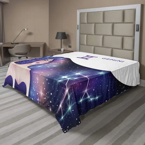 Vista 85 de Ambesonne Sábana encimera de reglas de baño, texto de texto de texto de «Don't Spread Gérmenes» con estampado de dibujos animados, suave y cómoda