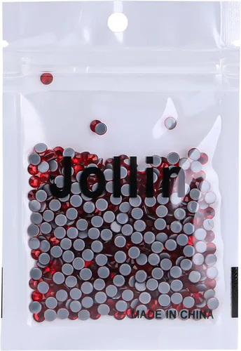 Vista 231 de Hot Fix - Diamantes de imitación de cristal con parte trasera plana, gemas de diamante de 0.189 in (20 ss, 1440 unidades, rojo)