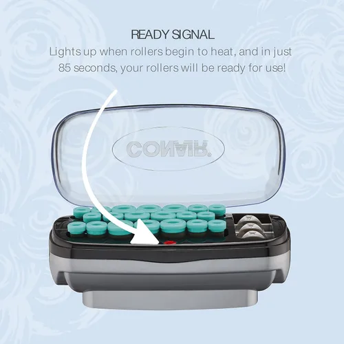 Vista 6 de Conair Xtreme Instant Multi-size Hot rodillos de calor con climatizada Clips
