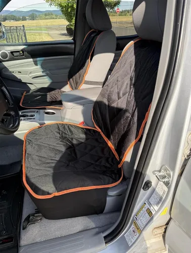 Vista 3 de AsFrost Funda de asiento de automóvil para perros, SUV, camiones, gruesa Oxford 600D, resistente, impermeable, para perros, duradera